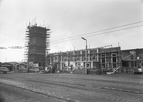 156779 Gezicht op het in aanbouw zijnde N.S.-station Nijmegen te Nijmegen.